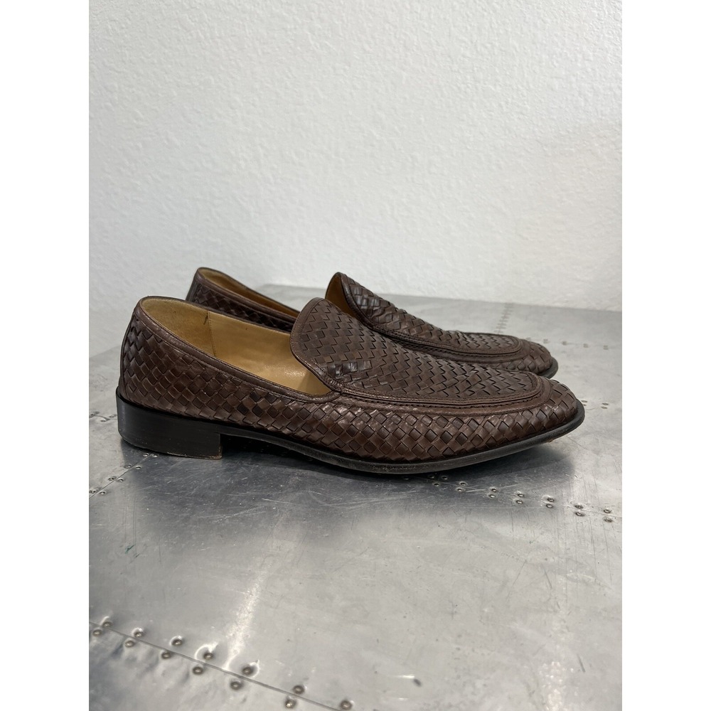 Cole Haan Men's Loafer Size 12 M Slip On Boat Dress Shoe Brown Leather